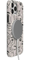 We're All Human | Minimal Face Art Case