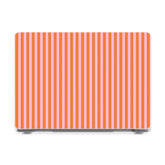 Perfect Stripes | Orange & Pink Stripes Laptop Shell