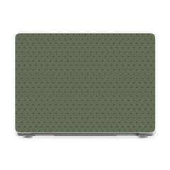 On the Dot | Olive Green Polka Dot Laptop Shell