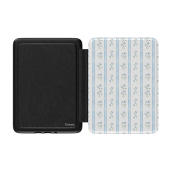 Cottage Stripe | Blue Floral Kindle Case
