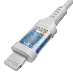 Fast Charging Cable | MFi Certified Lightning to USB-C Cord - White Cord