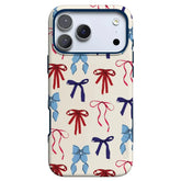 American Girlie | Red White & Blue Bows Case