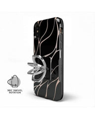 Classic Black iPhone Ring & Kickstand