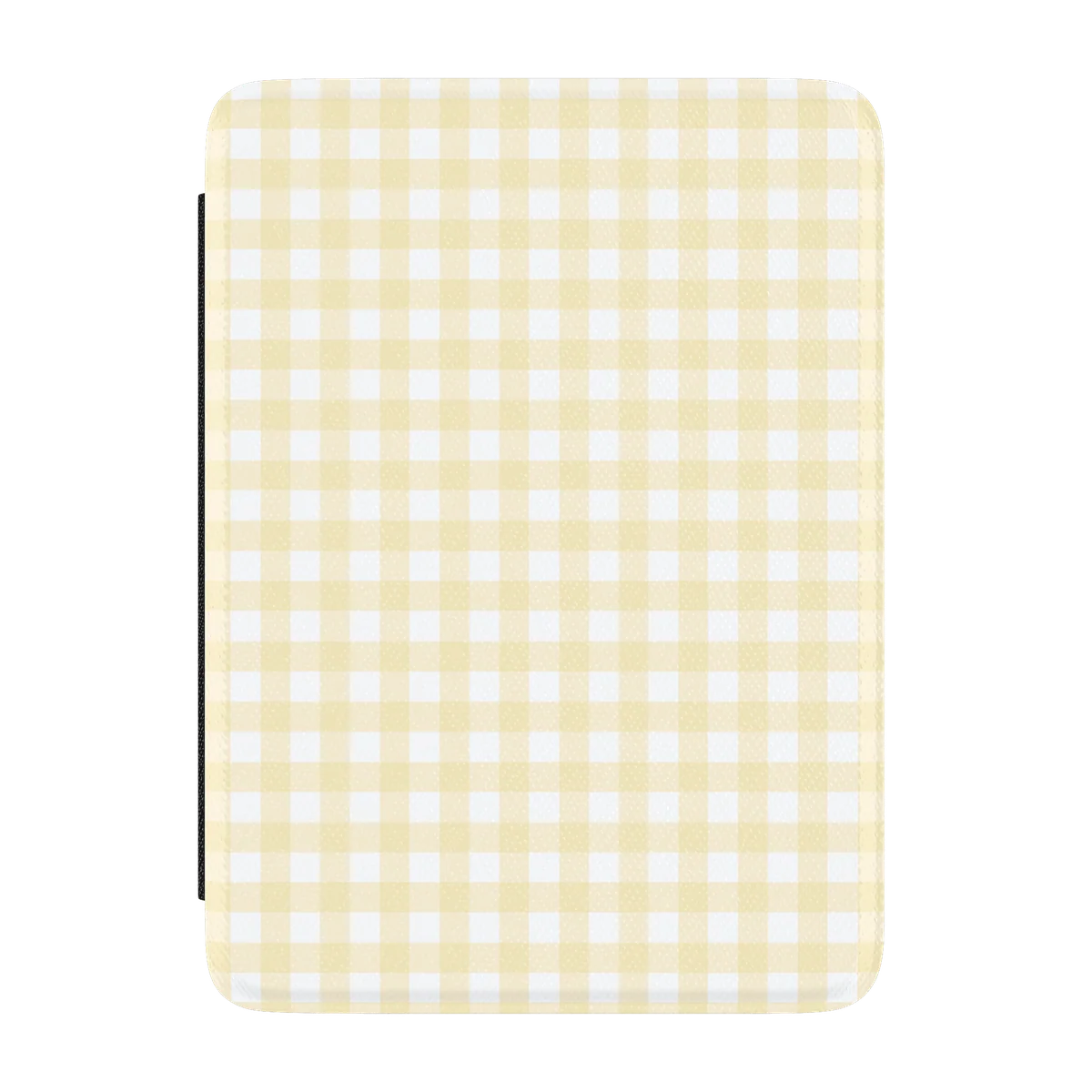 Pastel Picnic | Yellow Gingham Kindle Case