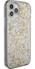 Morning Sparkle | Rose and Gold Flaked Clear Case