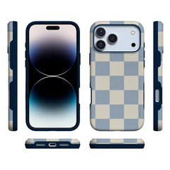 Fit Check | Light Blue Checkerboard Case