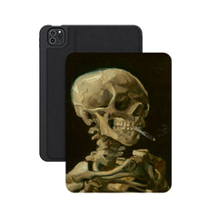Van Gogh | Head of a Skeleton with a Burning Cigarette iPad Case