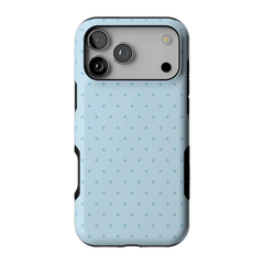 On the Dot | Blue Monochrome Polka Dot Case