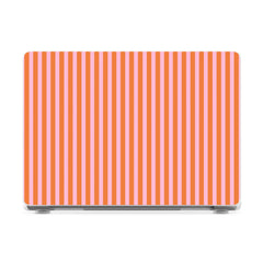 Perfect Stripes | Orange & Pink Stripes Laptop Shell