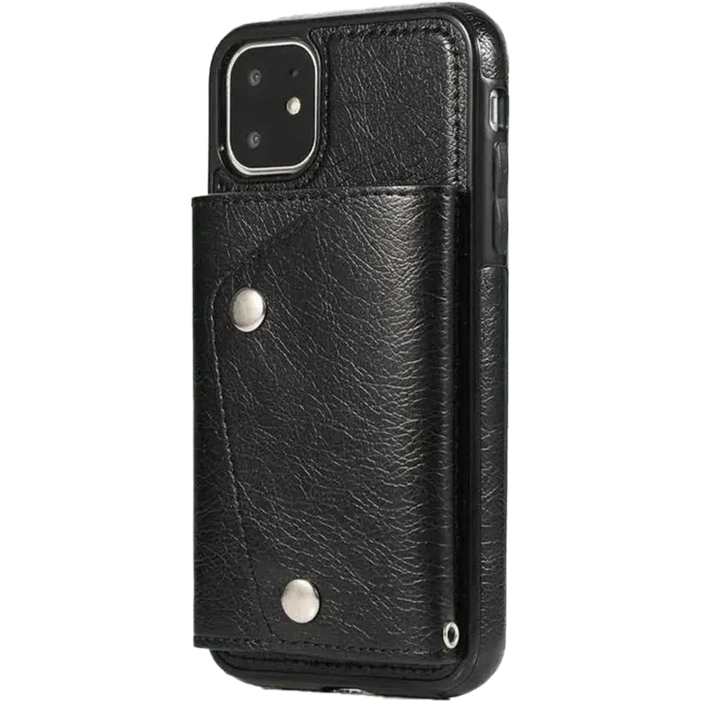 Black Vegan Leather | Wallet Case