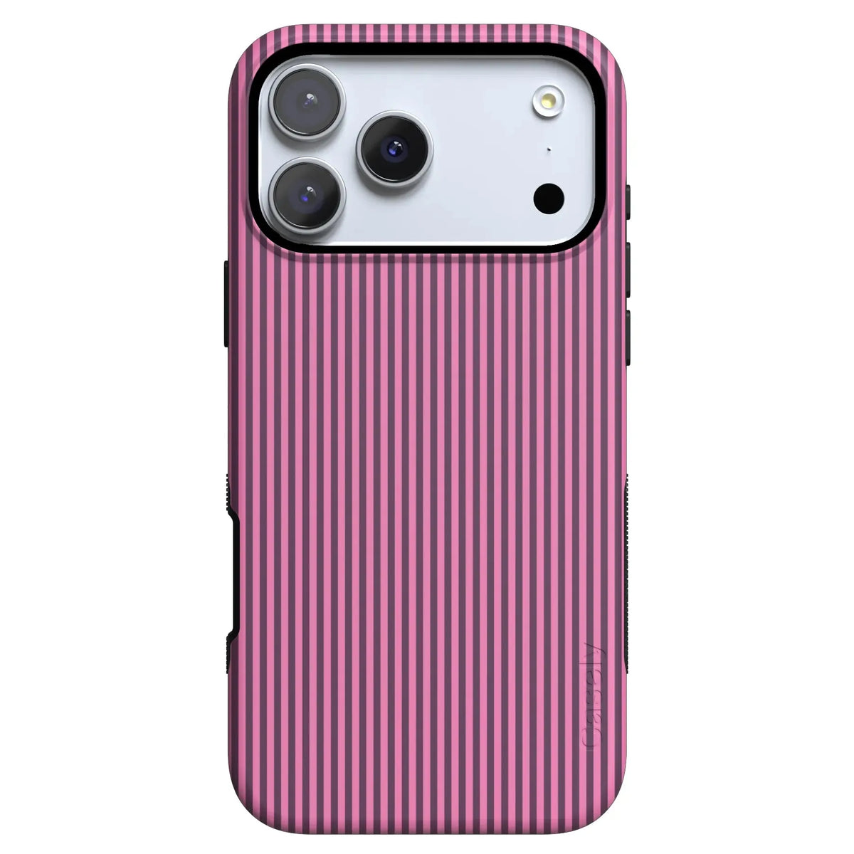 Stripes and the City | Pink & Purple Pinstripe Case