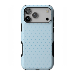 On the Dot | Blue Monochrome Polka Dot Case