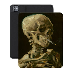 Van Gogh | Head of a Skeleton with a Burning Cigarette iPad Case