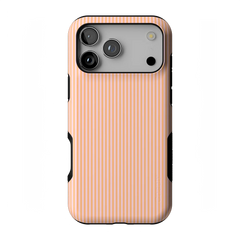 Stripes and the City | Orange & Pink Pinstripe Case