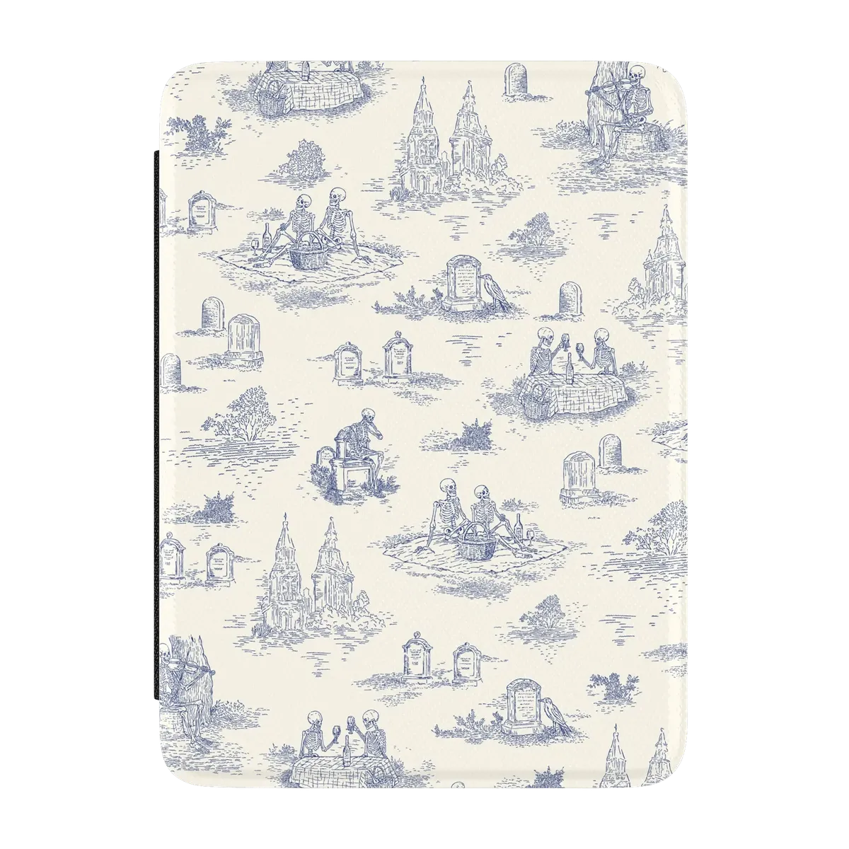 Graveyard Gathering | Skeleton Picnic Kindle Case