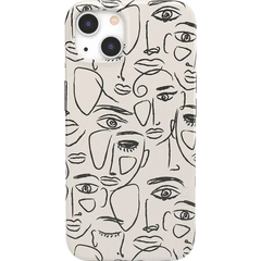 We're All Human | Minimal Face Art Case