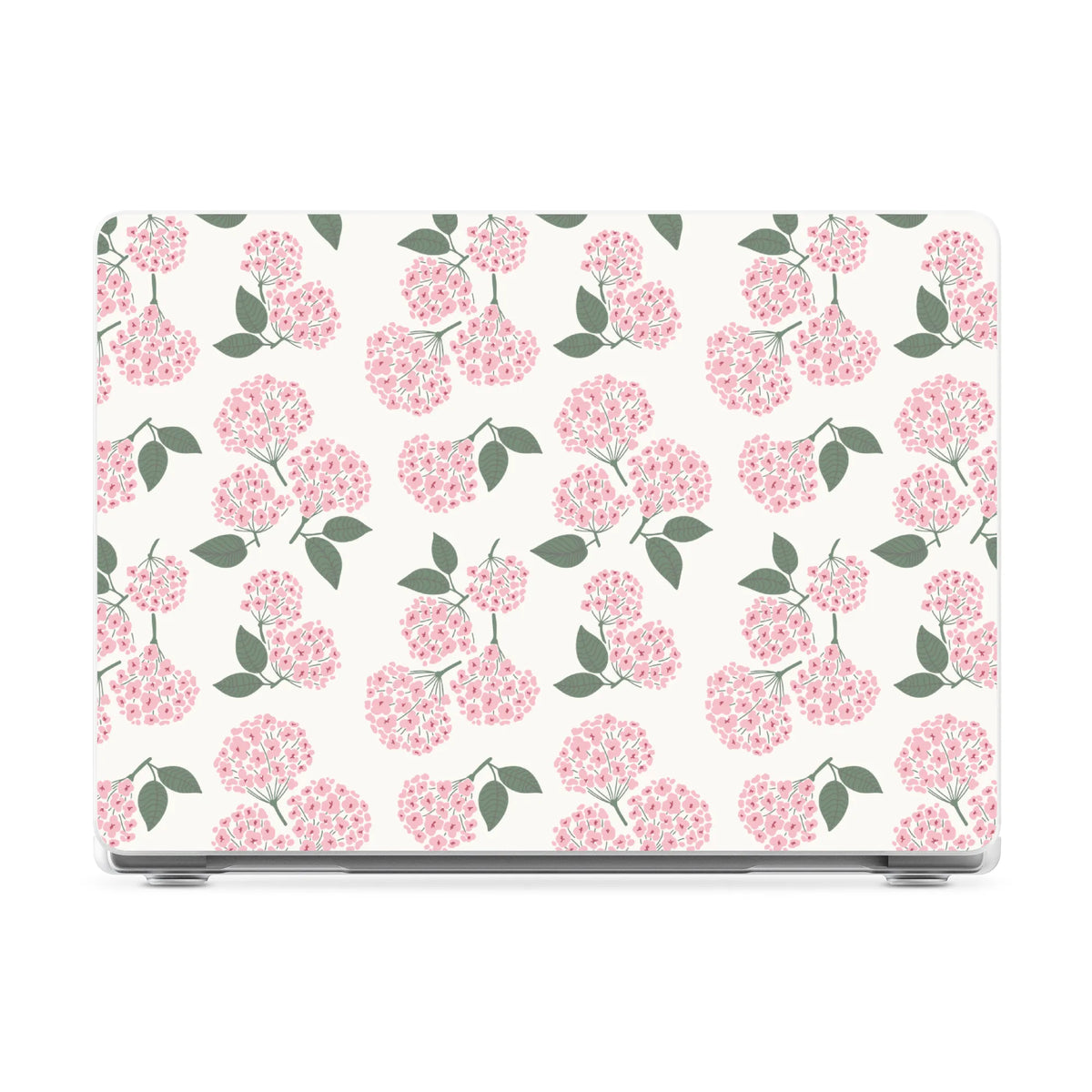 Nantucket Cottage | Pink Hydrangea Laptop Shell