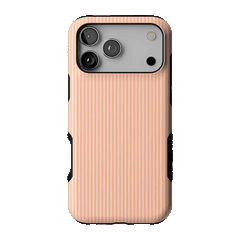 Stripes and the City | Orange & Pink Pinstripe Case