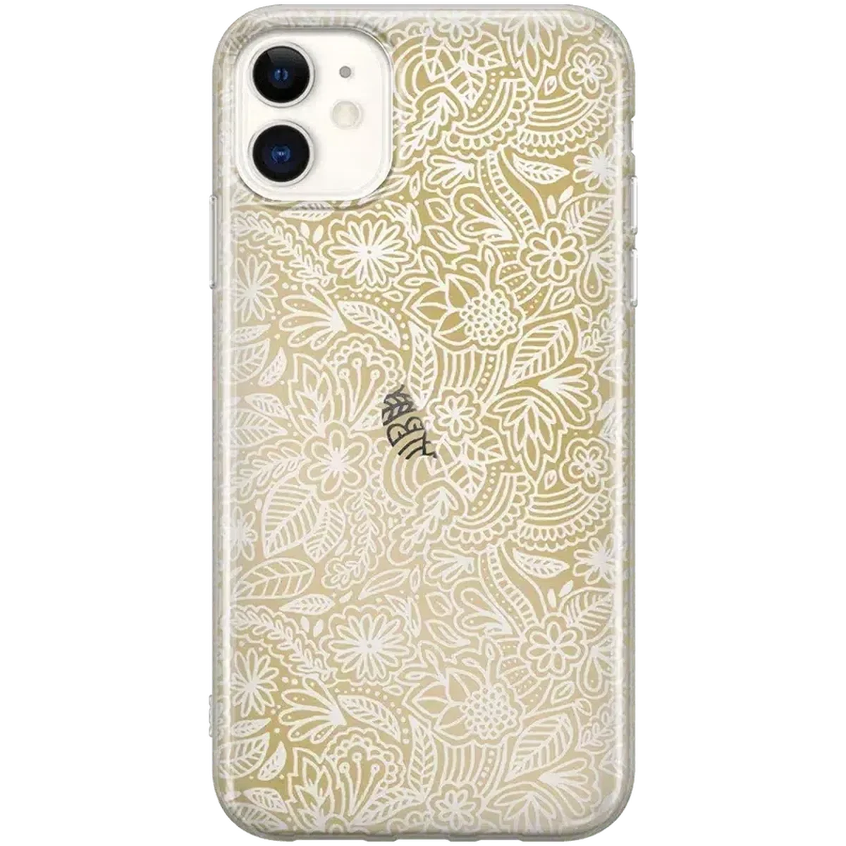 Floral Mandala | Rose Gold Clear Case